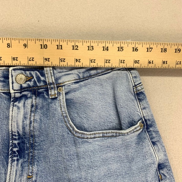 Tommy Hilfiger Jeans Womens 31 Charlie Mid-Loose Wide Leg Light Wash Stretch - Picture 12 of 16